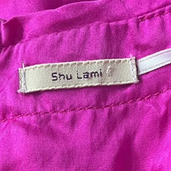 Elegant Pink Ruffle Top - Picture 2 of 2